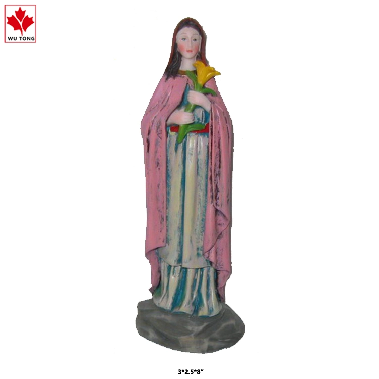 Polyresin Indoor Blessed Mother Religious Virgin Mary Resin Statue