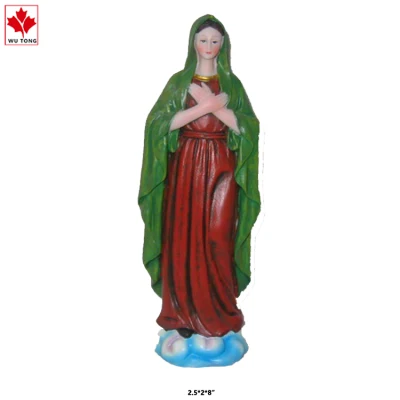 Polyresin Indoor Blessed Mother Religious Virgin Mary Resin Statue